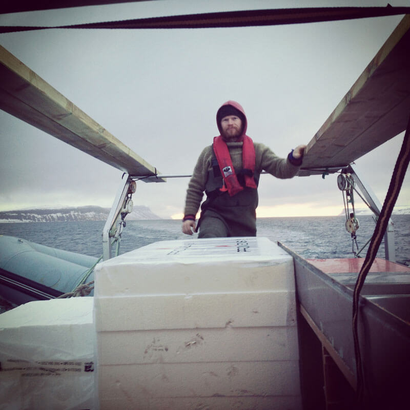 Iceland, Man on a boat, Borea Adventures